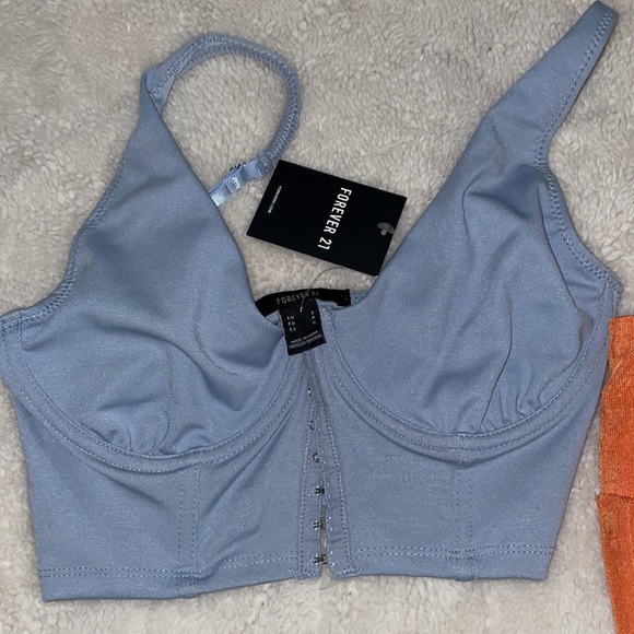 Forever 21 Bralette & leather skirt bundle - Picture 4 of 5